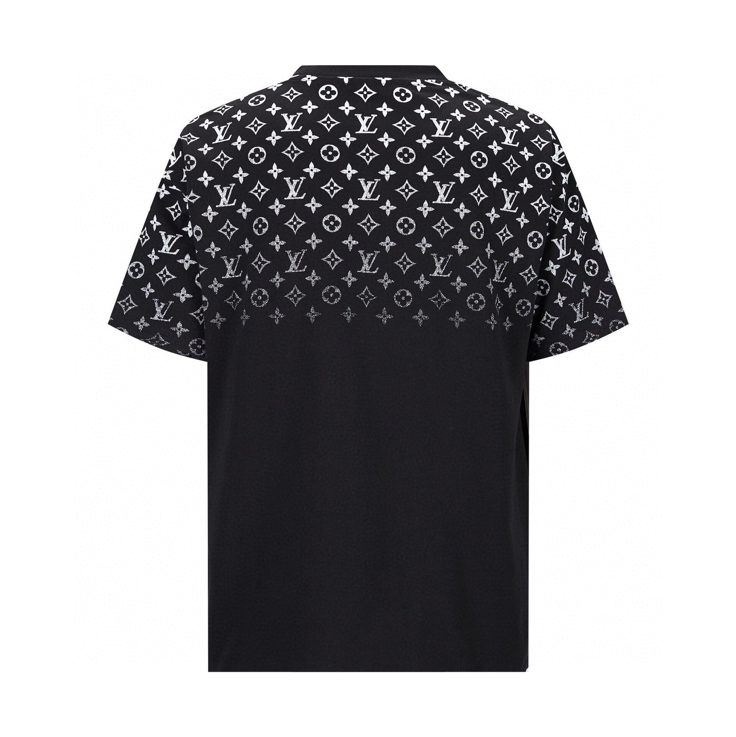 Lv Short-Sleeved Monogram Wool Shirt