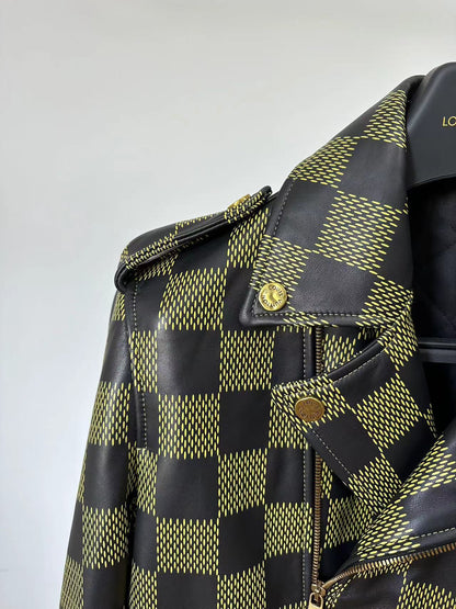 Lv Leather Jacket