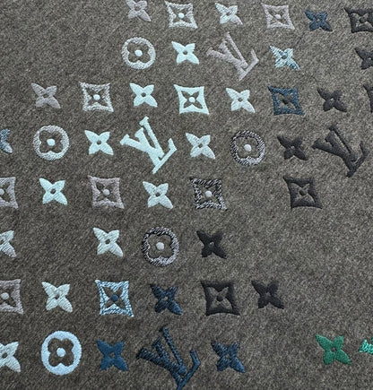 LV Embroidered Cotton Sweatshirt