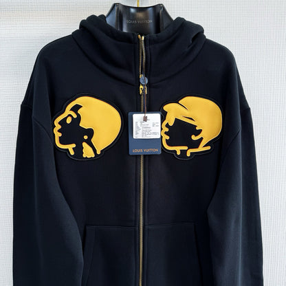 Lv Zip Up Hoodie