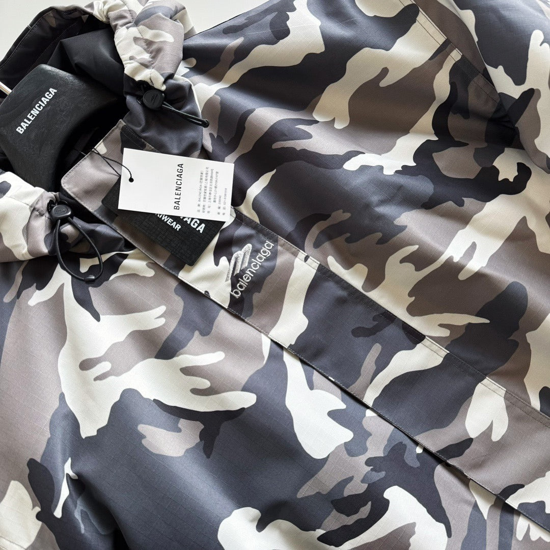 BALE  MEN'S CAMO SKI PARKA IN GREY