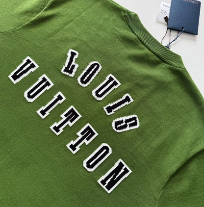 Lv Short-Sleeved Cotton Crewneck