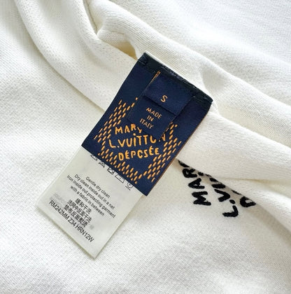 Lv Knitted Cotton Sailor Blouson