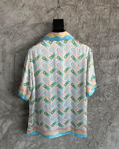Casablanca Short Silk Shirt