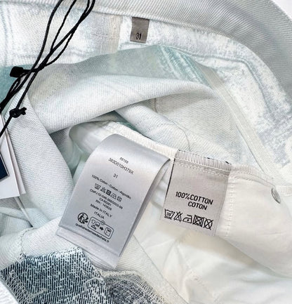 CD Washed Denim Pants