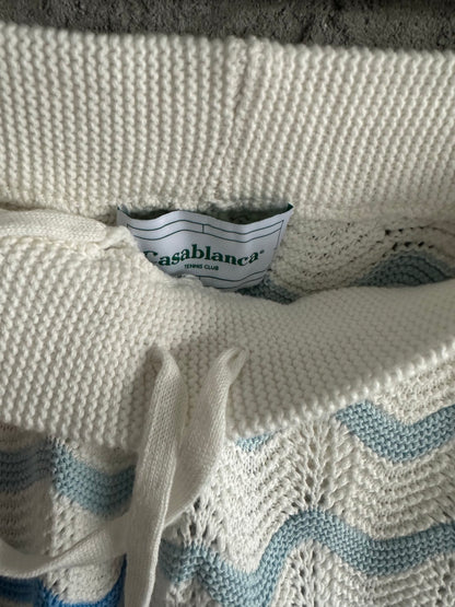 Casablanca Gradient Wave Texture Shorts