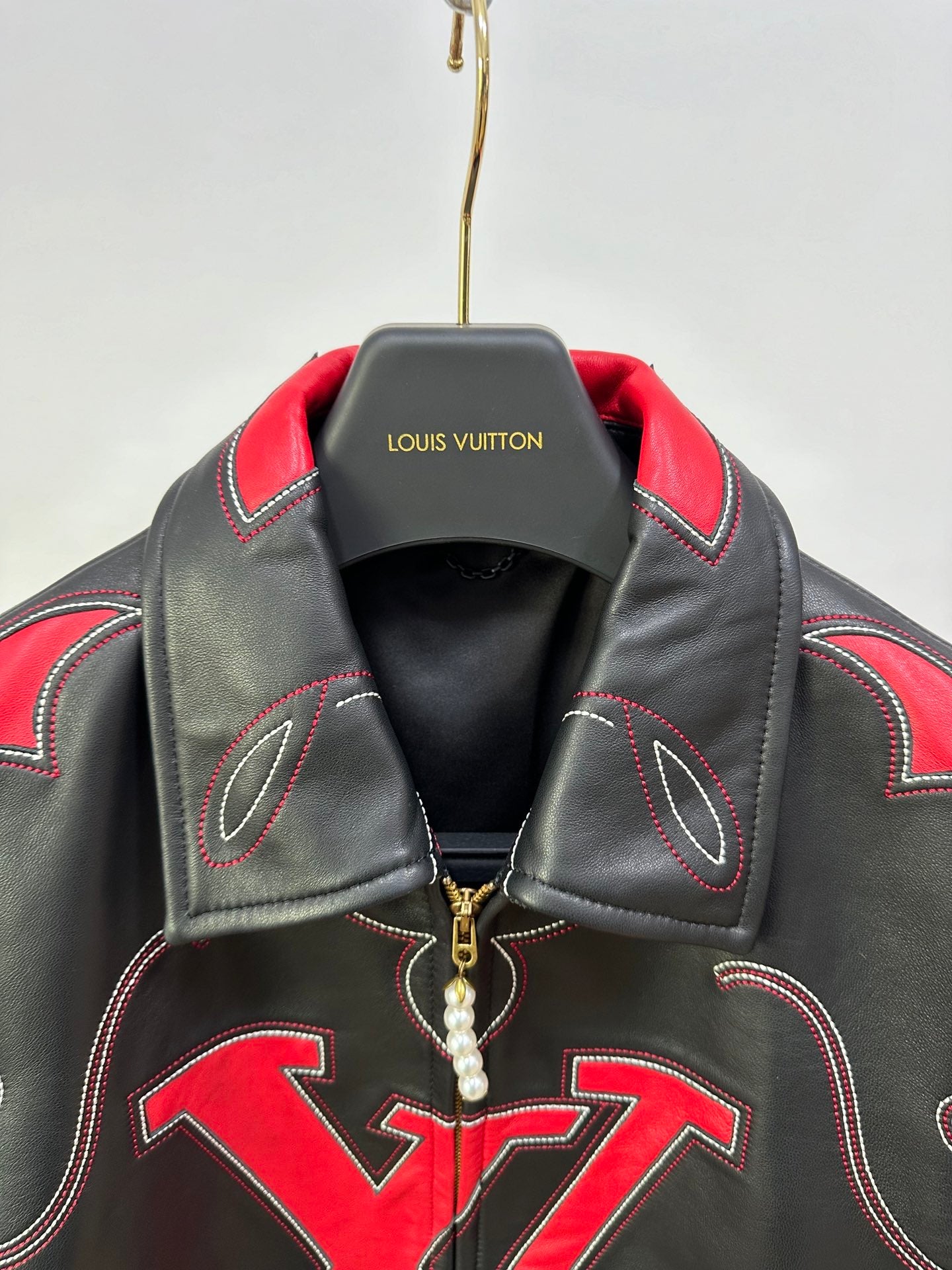 Lv Leather Jacket