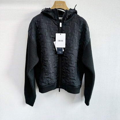 CD Oblique Hooded Blouson Jacket