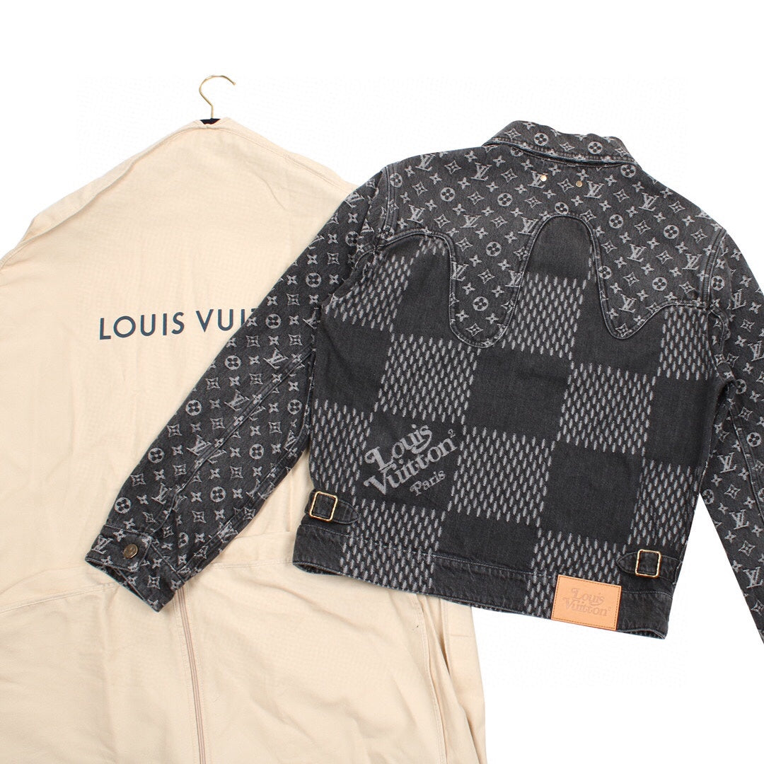 Lv X Supreme Monogram Denim Jacket