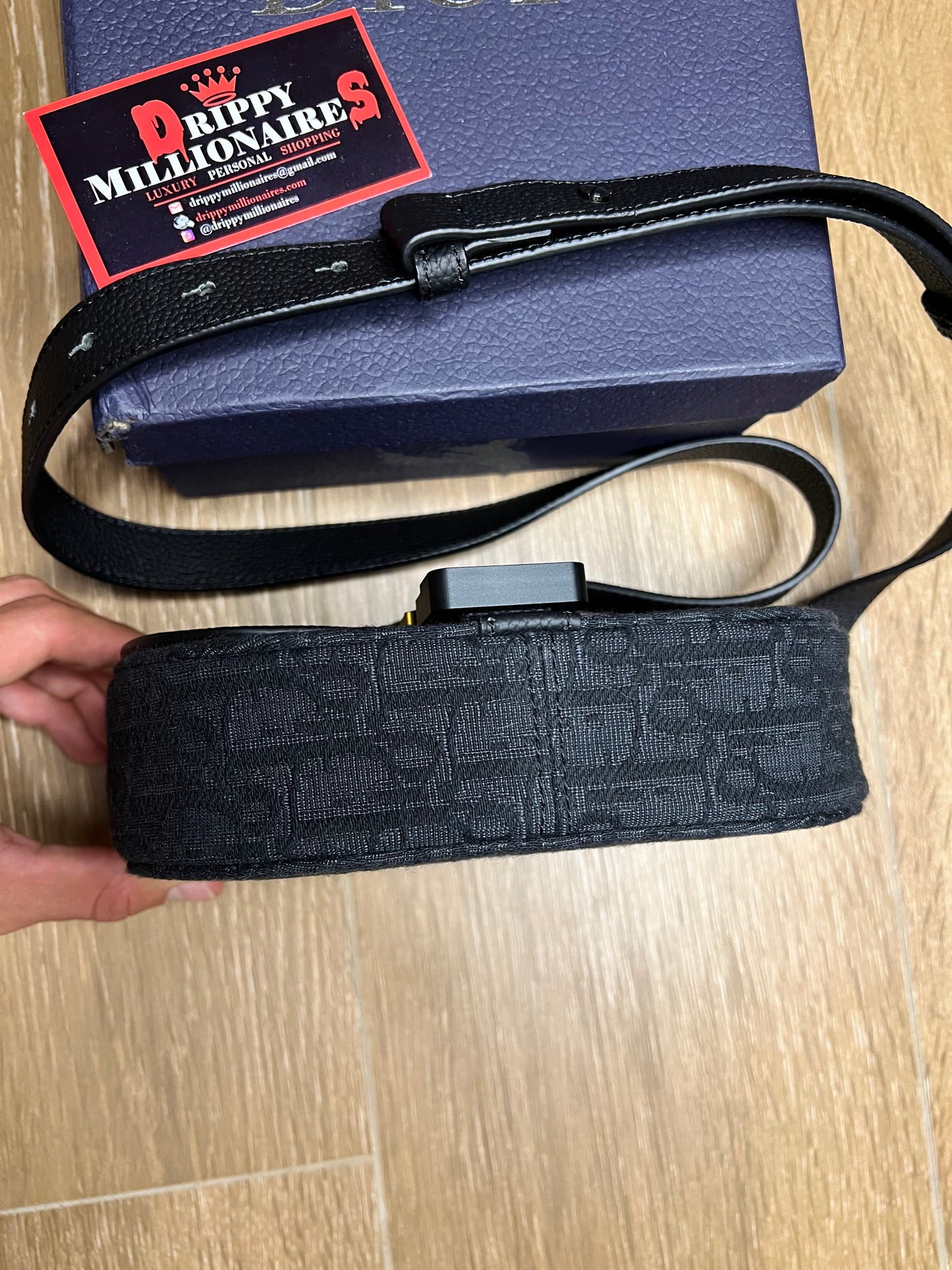 CD Monogram Messenger Bag