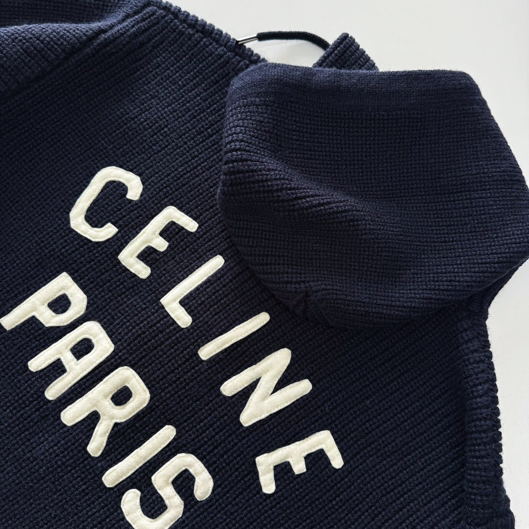 CLN home logo hoodied jacket