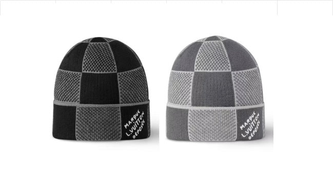 Lv Damier Heritage Scarf & Beanie