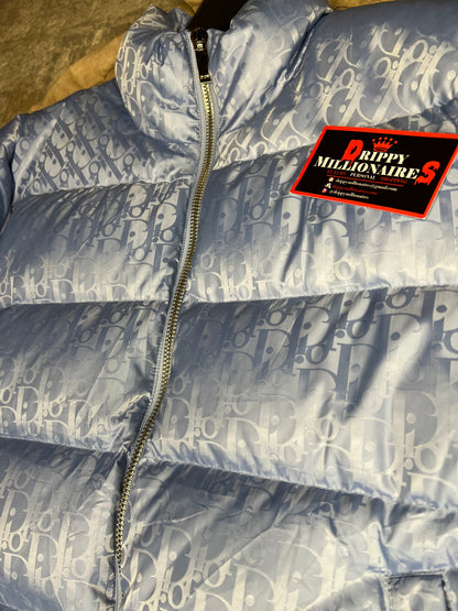 CD OBLIQUE DOWN JACKET BLUE TECHNICAL