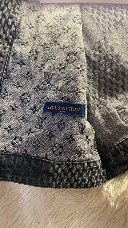 Lv X Supreme Monogram Denim Jacket