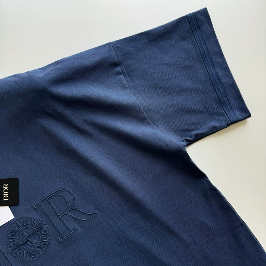 CD x Stone Island Silk Short Sleeve shirt