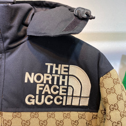 GG  x North Face Monogram Puffer Jacket