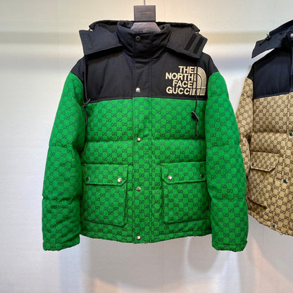 GG x North Face Monogram Puffer Jacket