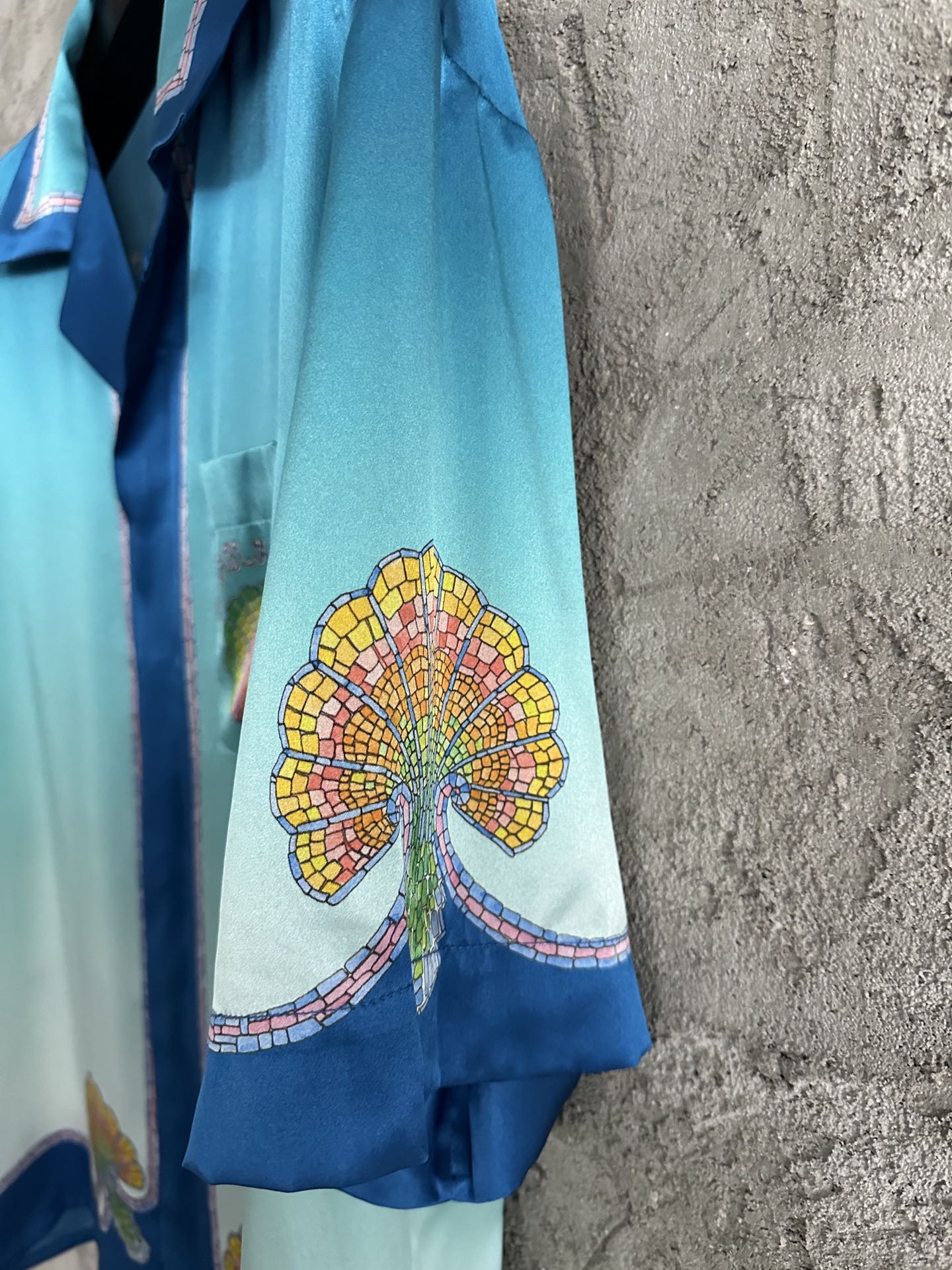 Casablanca Short Silk Shirt