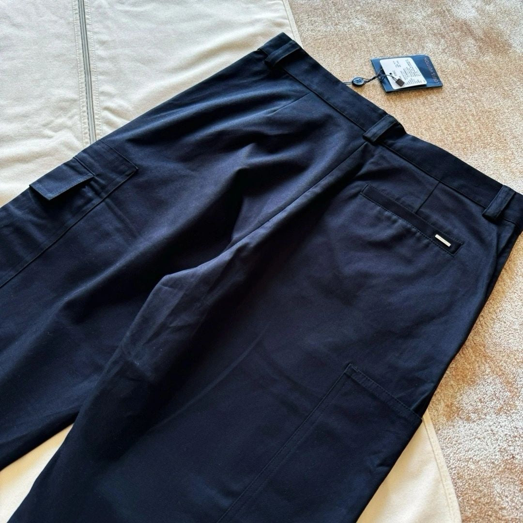 Lv Signature Cotton Cargo Pants