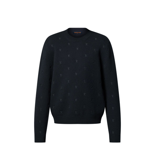 LV Blouson All Over Embroidered Crewneck