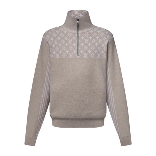 LV Embroidered Cotton Sweatshirt