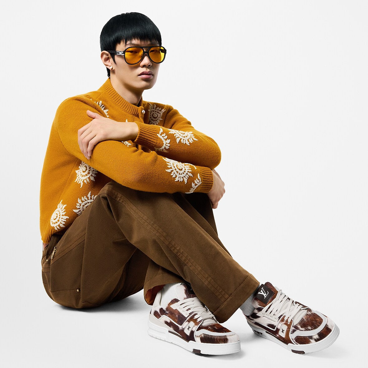 LV TRAINER SNEAKER Pony Style