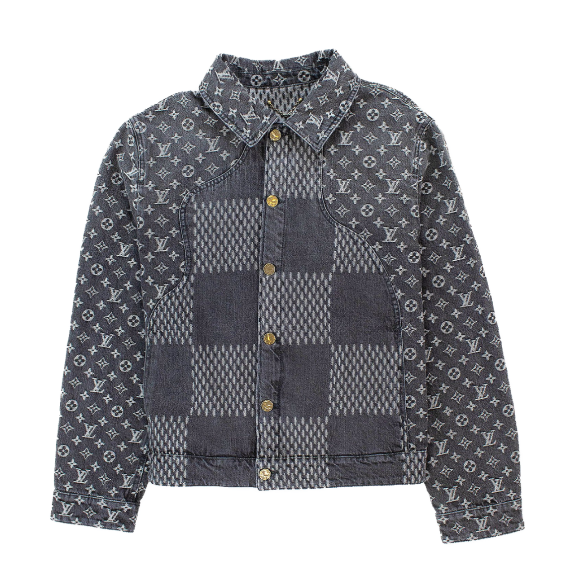 Lv X Supreme Monogram Denim Jacket