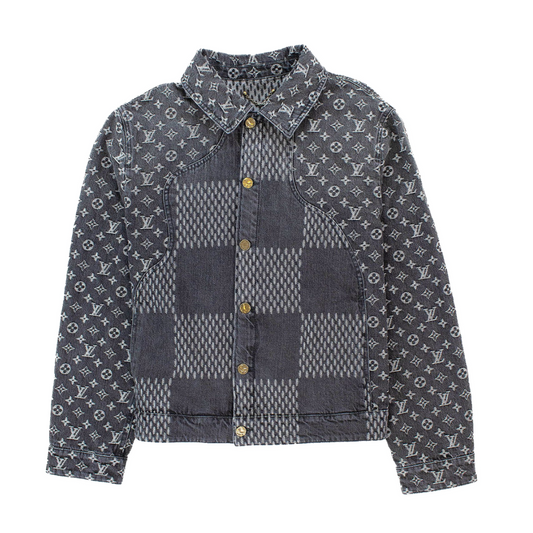 Lv X Supreme Monogram Denim Jacket