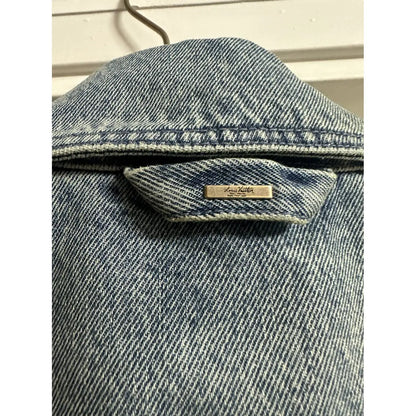 Lv Monogram Denim Shirt And Shorts Set