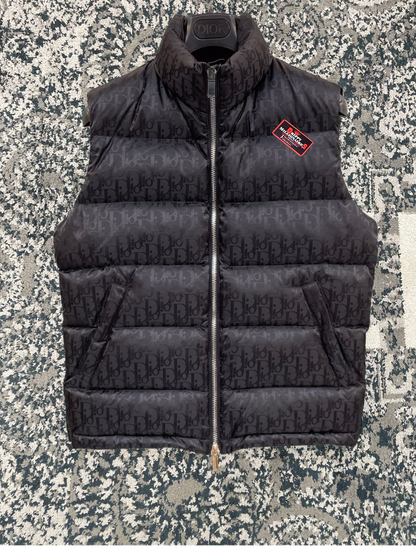 CD OBLIQUE DOWN VEST TECHNICAL BLACK