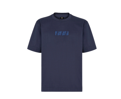 FND Anagram Logo Embroidered Jersey T-Shirt