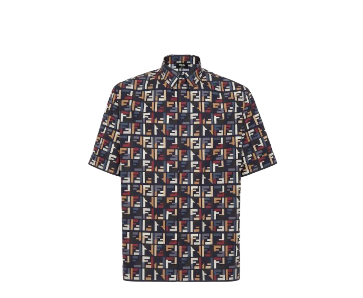 FND  Anagram Logo Embroidered Jersey T-Shirt