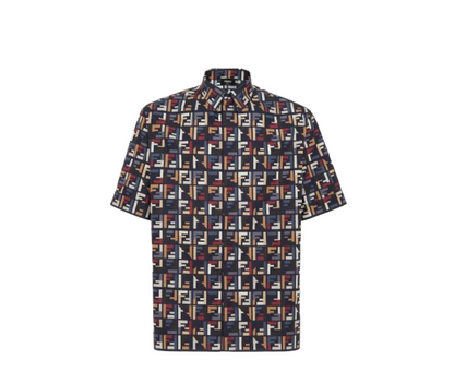 FND  Anagram Logo Embroidered Jersey T-Shirt