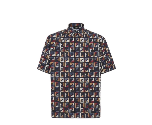 FND  Anagram Logo Embroidered Jersey T-Shirt