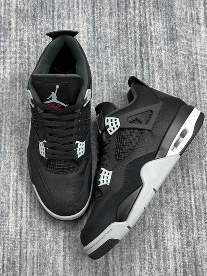 AJ4 BLACK CANVAS