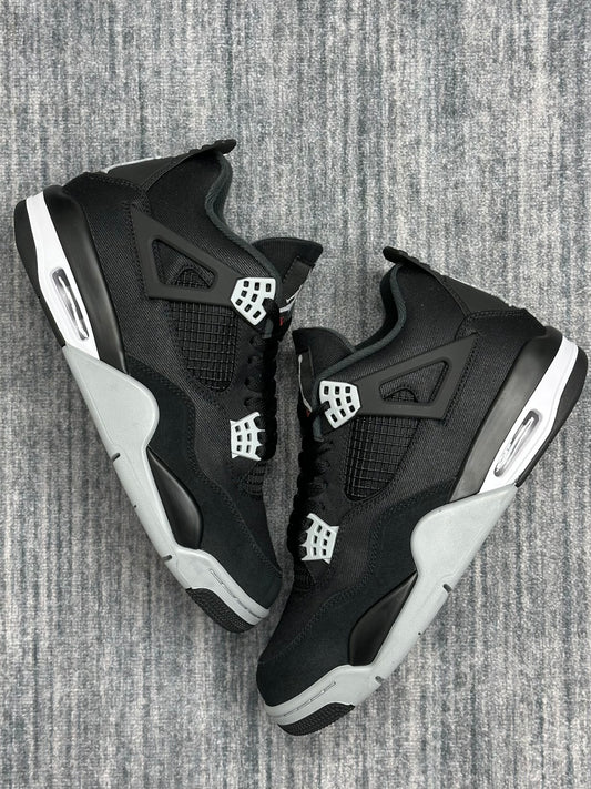 AJ4 BLACK CANVAS