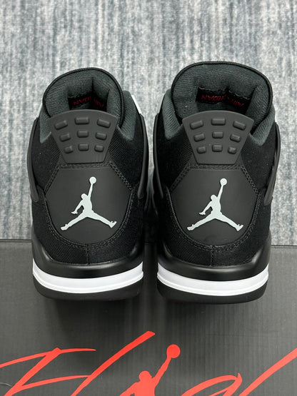 AJ4 BLACK CANVAS