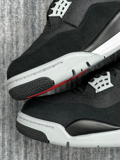 AJ4 BLACK CANVAS