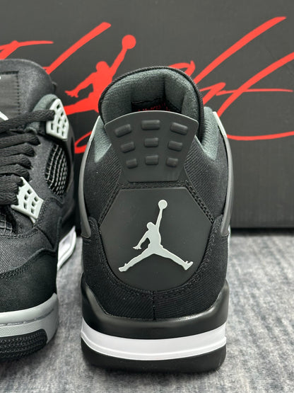 AJ4 BLACK CANVAS