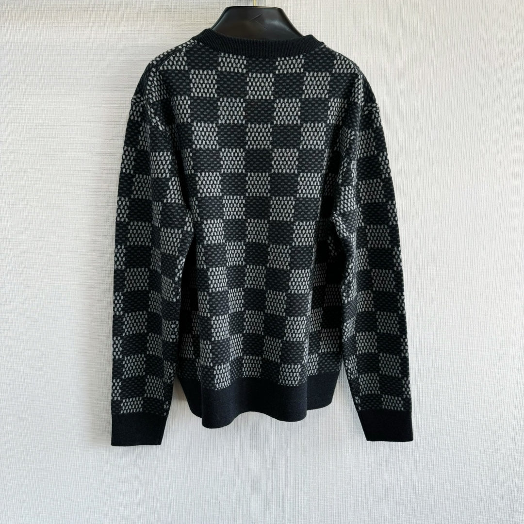 LV Embroidered Cotton Sweatshirt