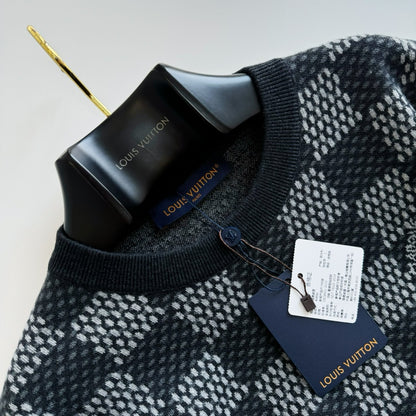 LV Embroidered Cotton Sweatshirt