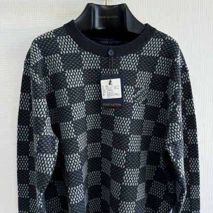 LV Embroidered Cotton Sweatshirt