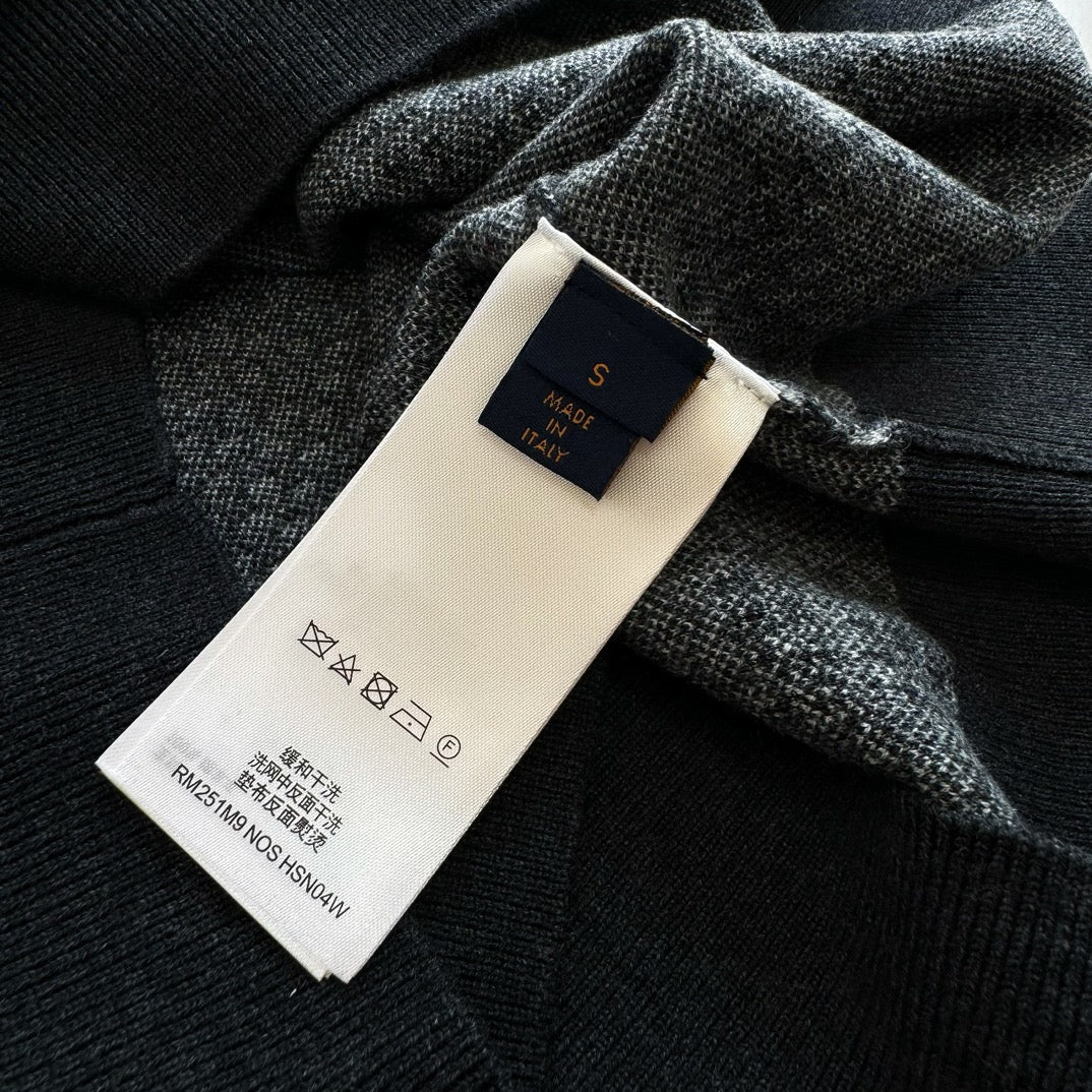 LV Embroidered Cotton Sweatshirt