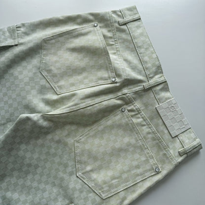 Lv Denim Cargo Pants