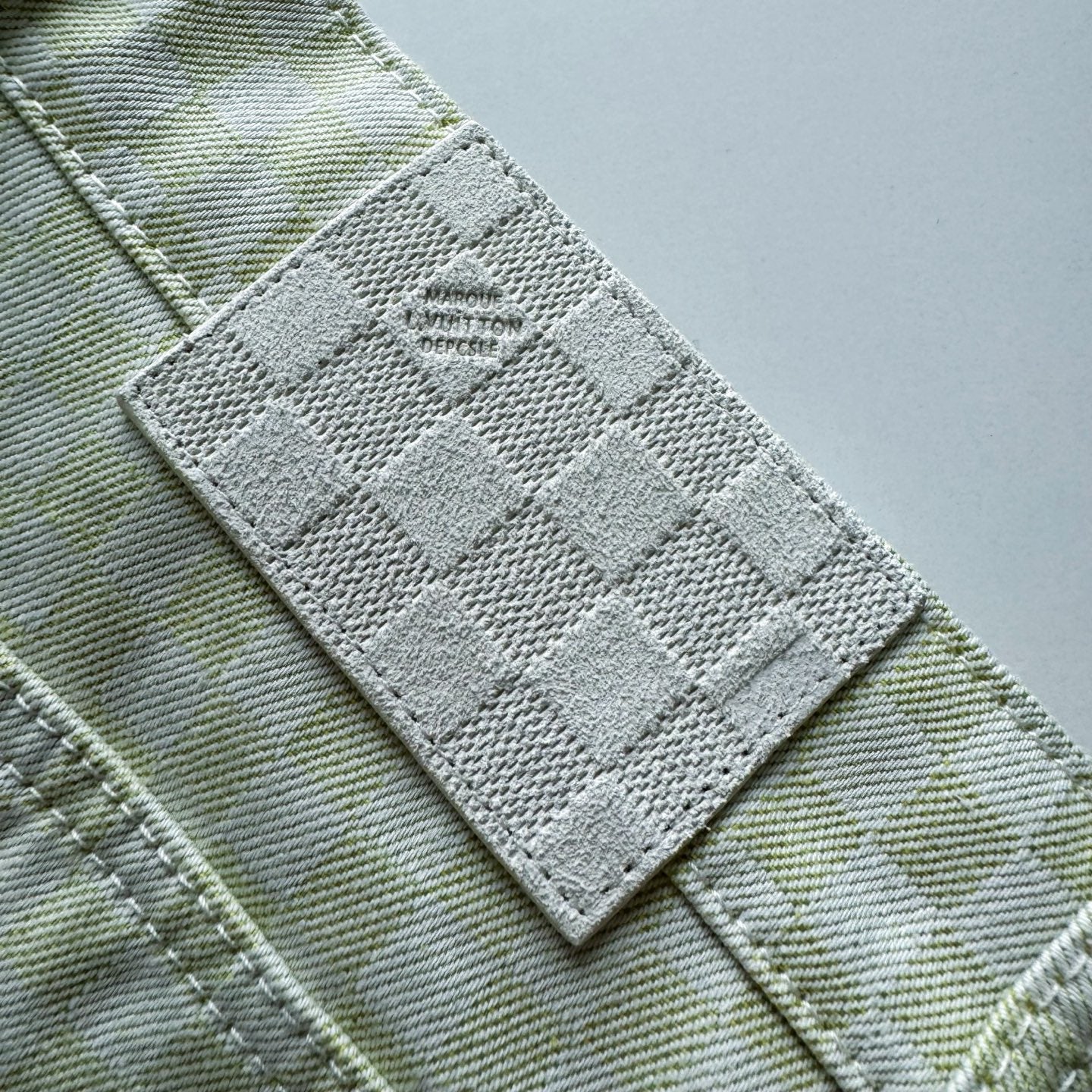 Lv Denim Cargo Pants