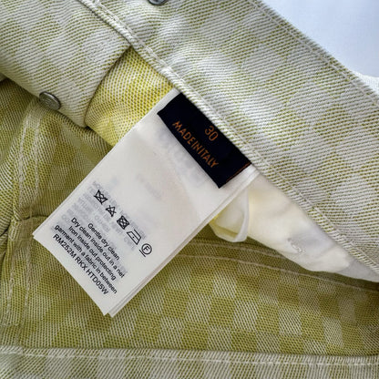 Lv Denim Cargo Pants