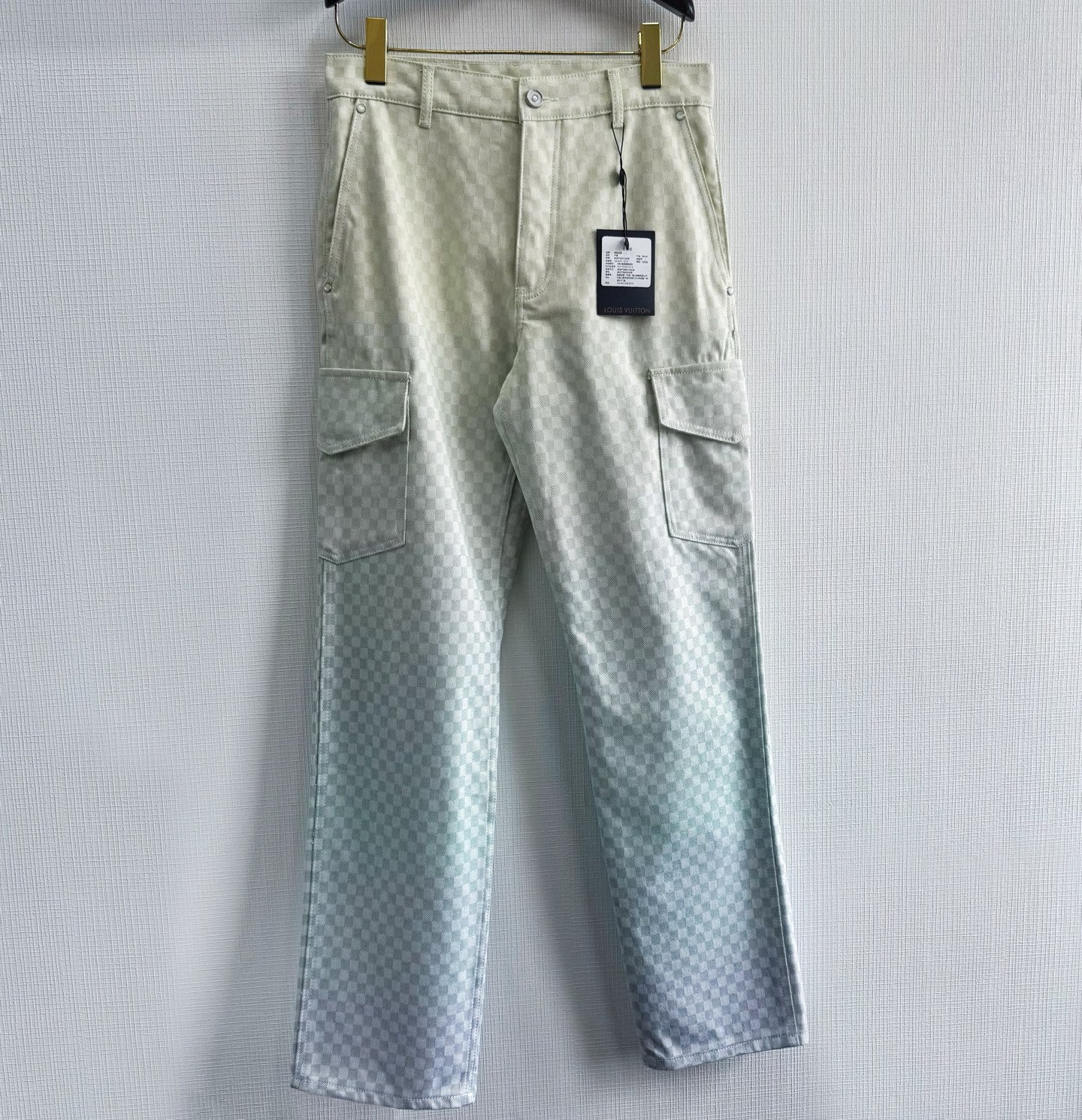 Lv Denim Cargo Pants