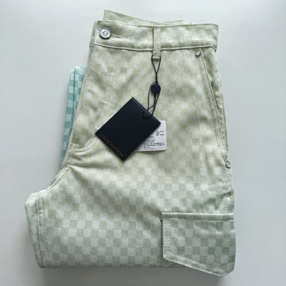 Lv Denim Cargo Pants