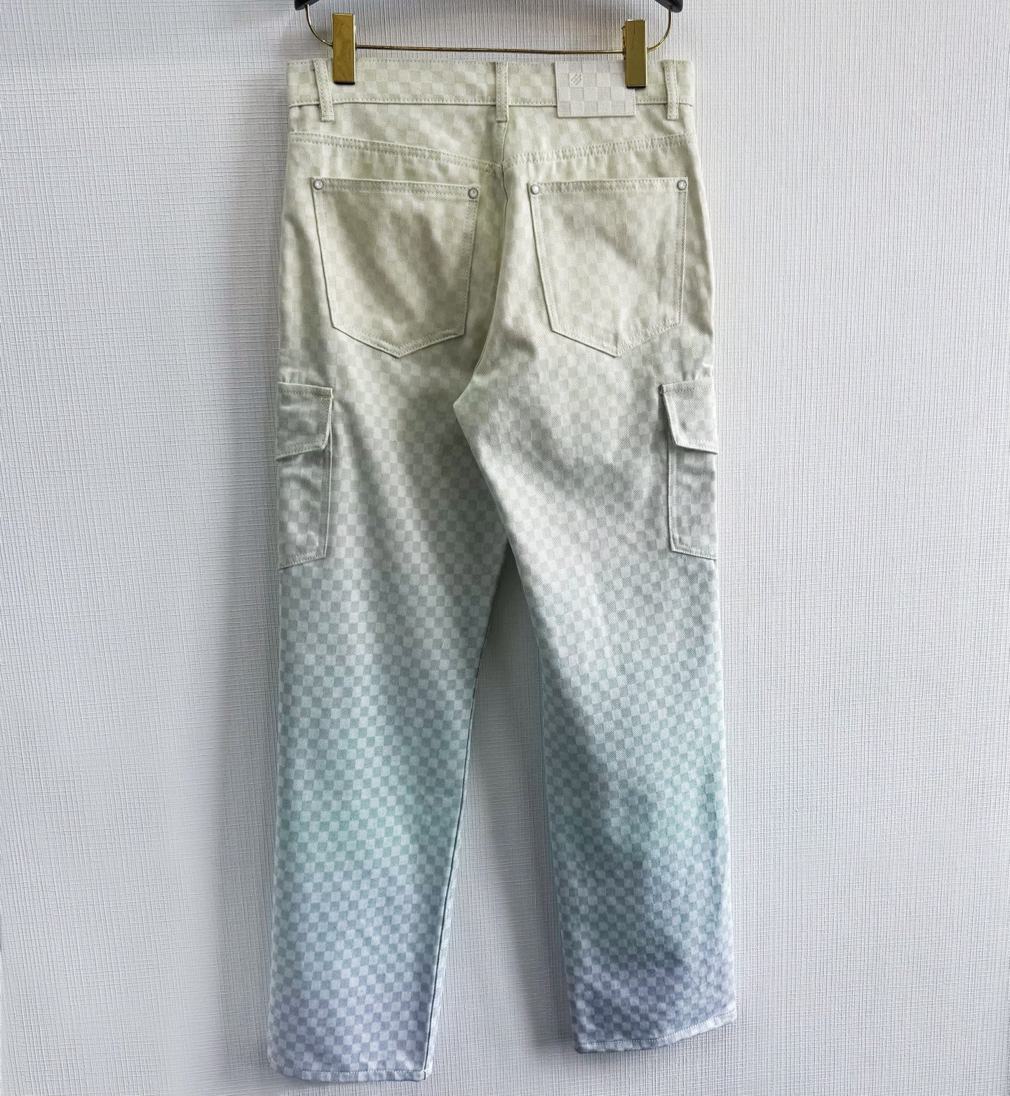 Lv Denim Cargo Pants