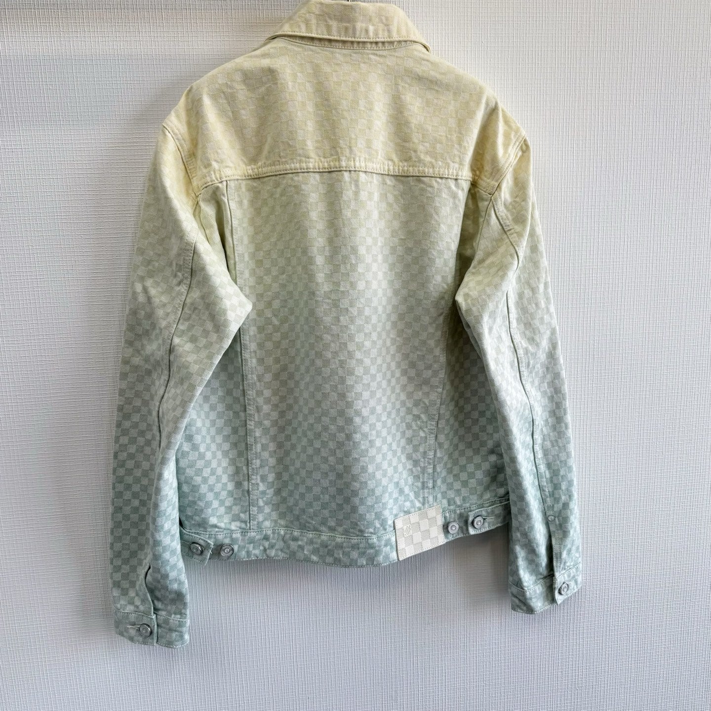 Lv  Damier Gradient Jacquard Denim Jacket